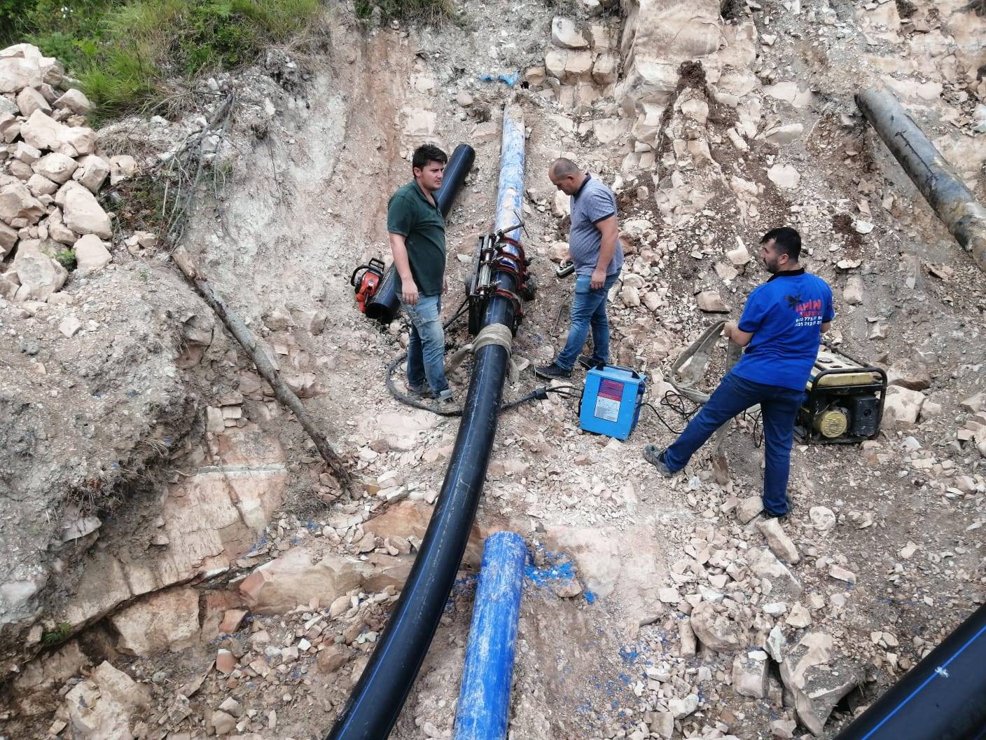 BÜYÜKŞEHİR, PERŞEMBE’NİN İÇME SUYU ANA İSALE HATTINI YENİLEDİ